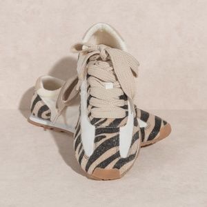 Zebra Print Sneakers